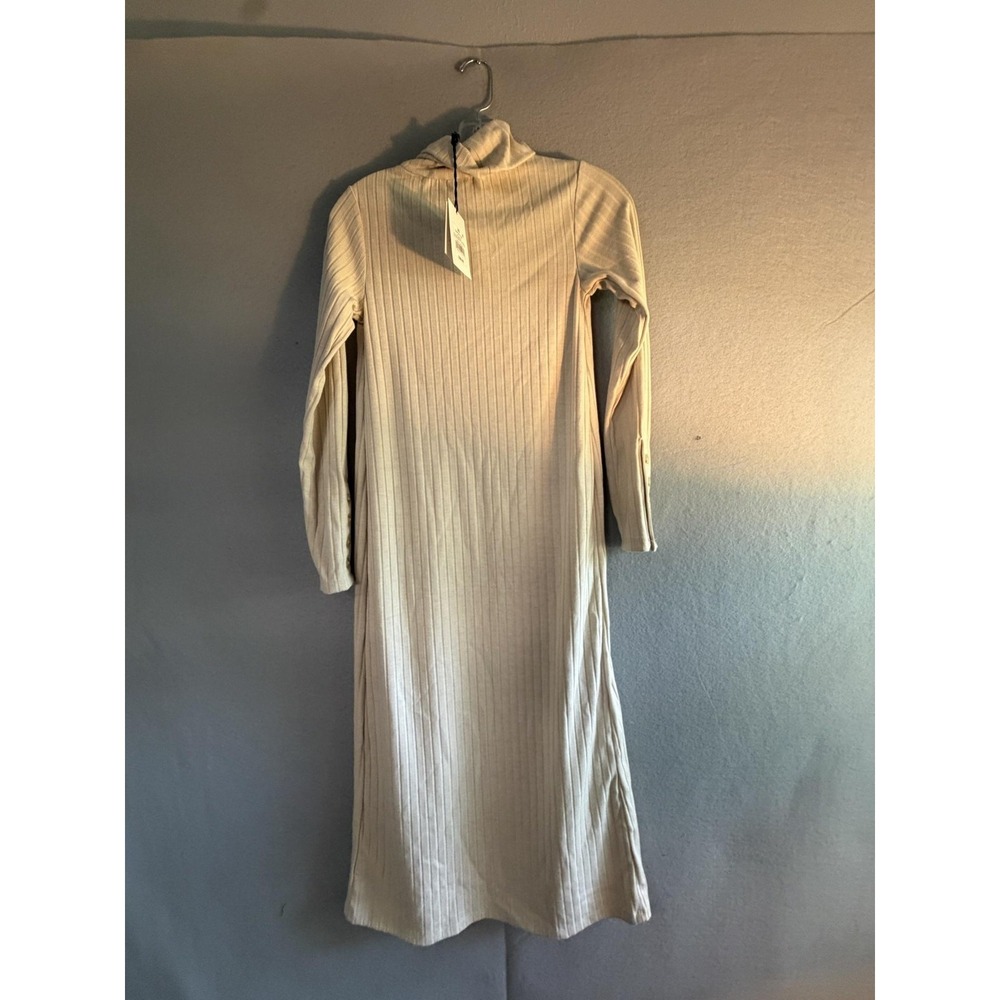 The Nines By Hatch Dress Womens XS Ribbed Turtleneck Maxi Sweater Maternity
